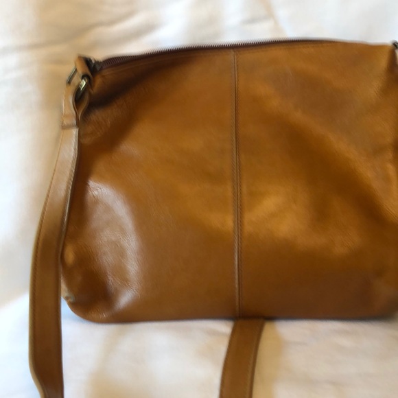 Tan Le Donne leather crossbody purse - Picture 3 of 8